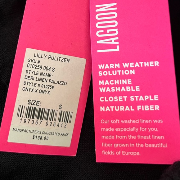 Brand New With Tags Lilly Pulitzer Linen Palazzo Pants - Picture 5 of 11